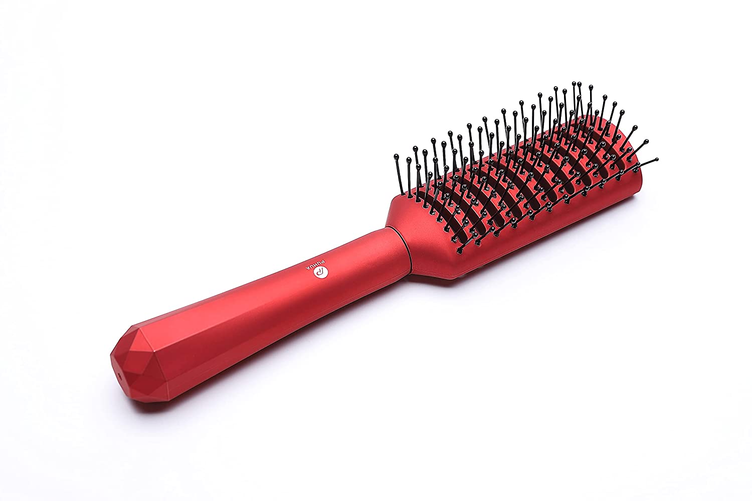 Vent Brush | Nylon Bristles with Epoxy Tips | Metallic Blue Dimond Shaped Handle