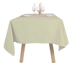 KOZIS Premium Tablecloth, 100% MJS Cotton-Rich Polyester