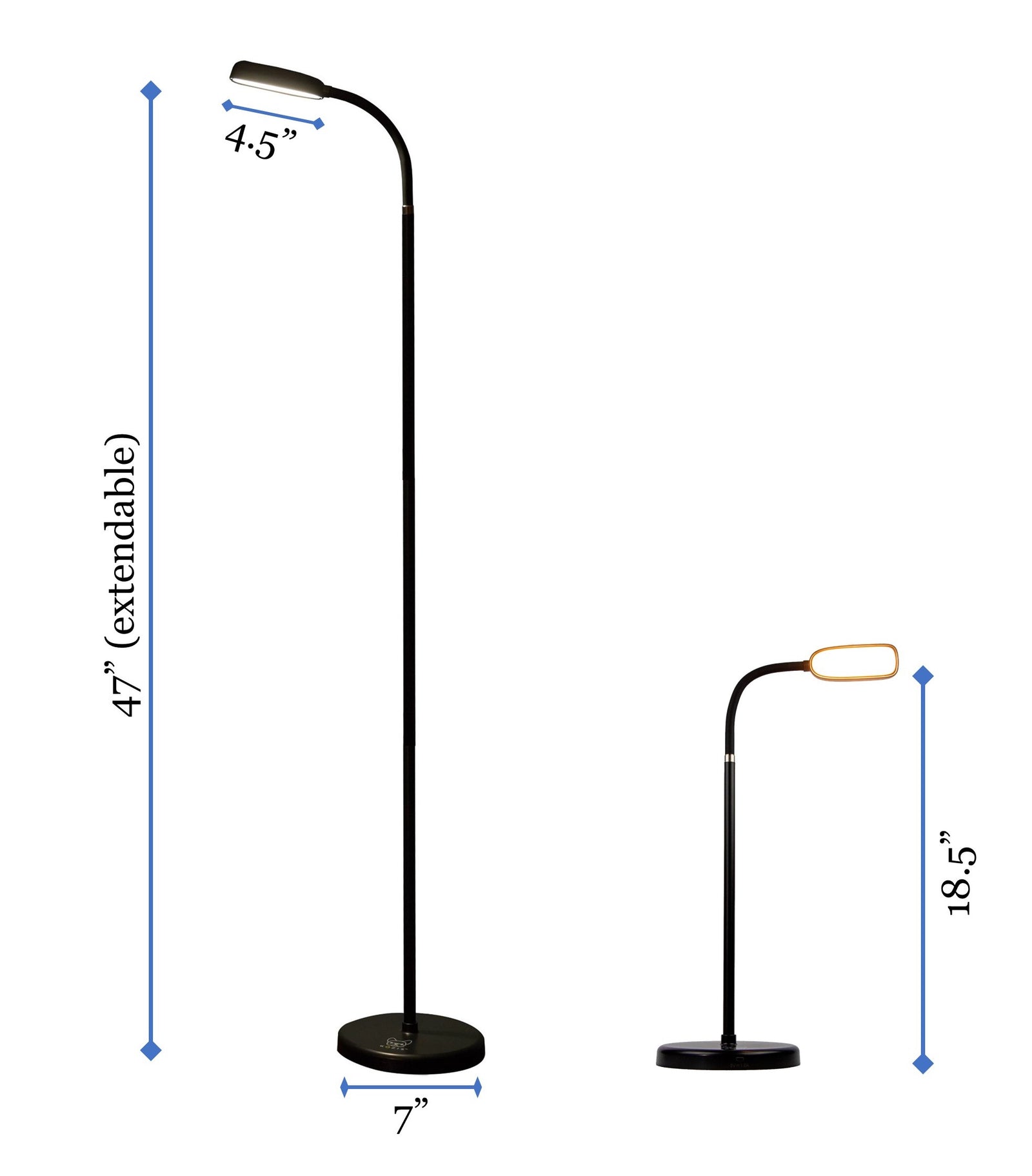 KOZIS 2-in-1 Rechargeable Cordless FlexLamp