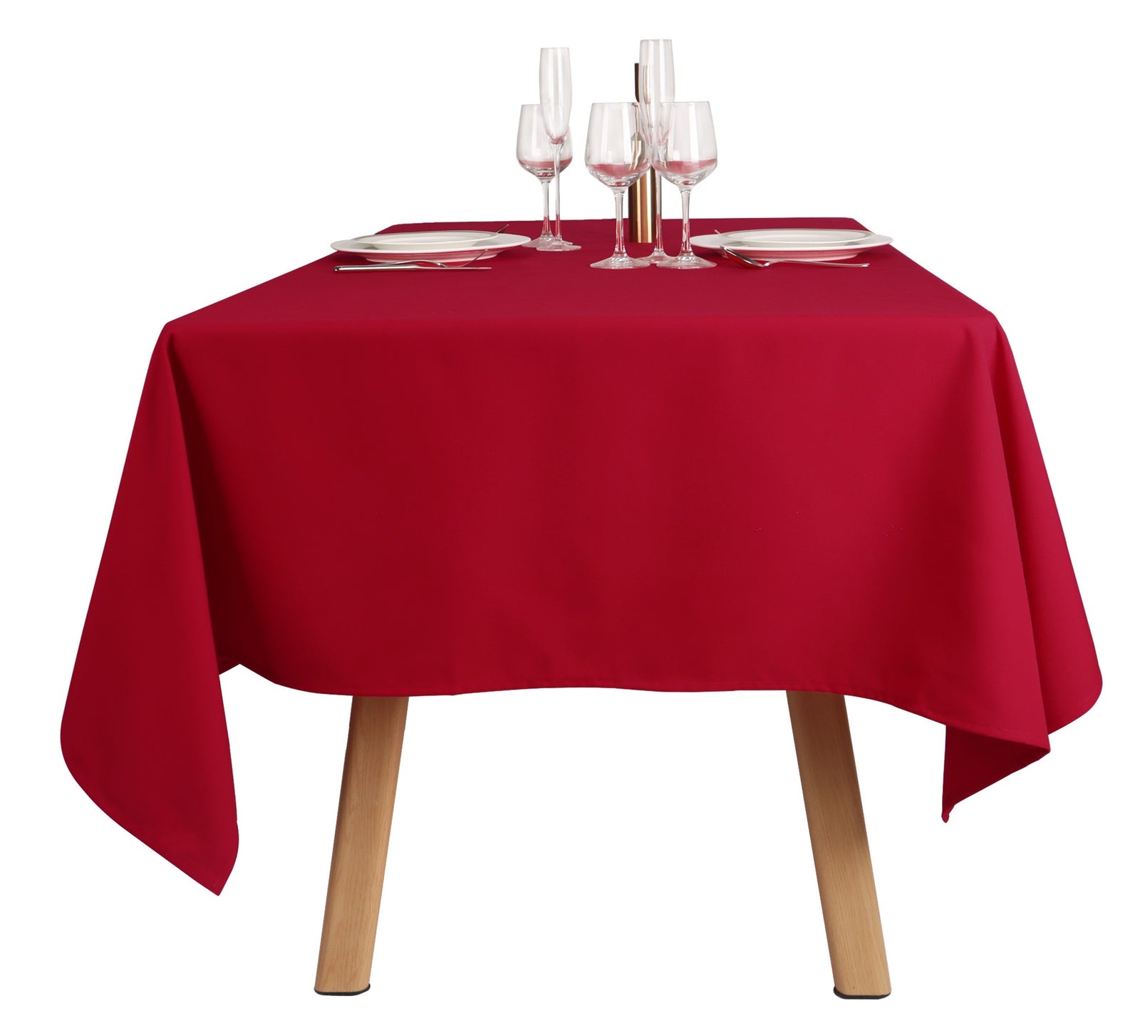 KOZIS Premium Tablecloth, 100% MJS Cotton-Rich Polyester