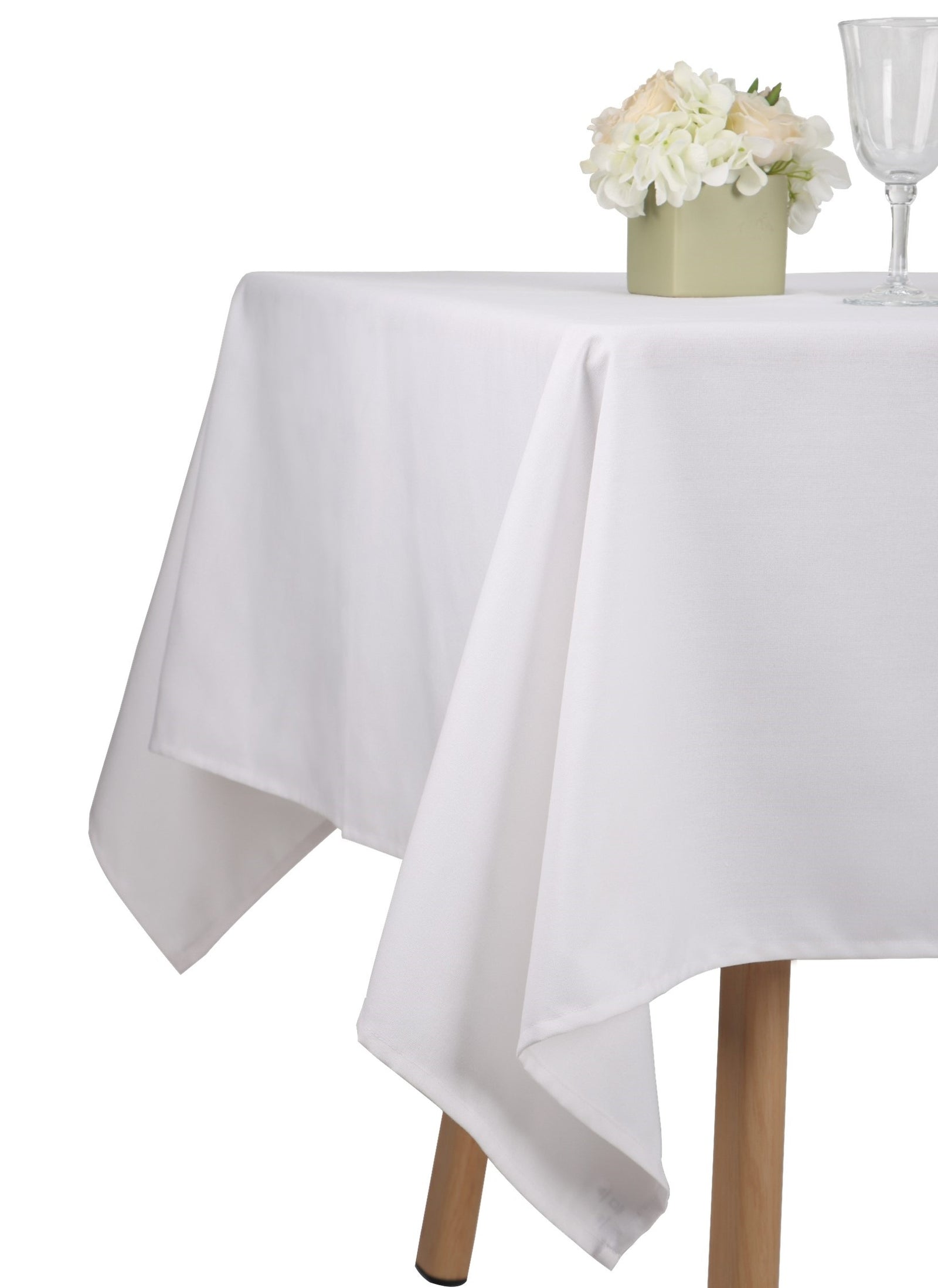 KOZIS Premium Tablecloth, 100% MJS Cotton-Rich Polyester