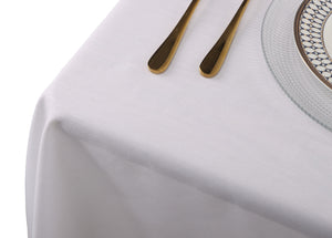 KOZIS Premium Tablecloth, 100% MJS Cotton-Rich Polyester