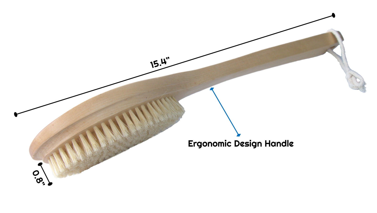 KOZIS Wood Bath Brush